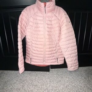 Columbia Powder Lite Pink Quilted Puffer Jacket NWOT Medium
